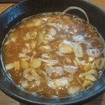 麺創　麺魂 - つけ汁もネギにメンマが入ってます