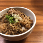 ダックラーメン エイジ - 2021年3月
      鴨炊き込みごはん