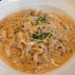 MOGA - フェットチーネ　クリームミートソース