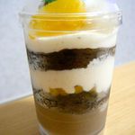 京はやしや - 【ほうじ茶モンブランパフェ…470円】2012/9