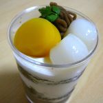 京はやしや - 【ほうじ茶モンブランパフェ…470円】2012/9