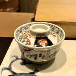 鮓 きずな - 富山 蛍烏賊 蒸し寿司 提供時