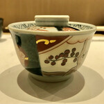 鮓 きずな - 富山 蛍烏賊 蒸し寿司  提供時