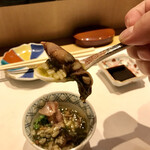 鮓 きずな - 富山 蛍烏賊 蒸し寿司 リフト