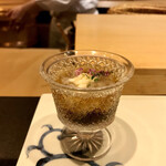 鮓 きずな - 愛媛県 のれそれ 自家製そうめん出汁 青森県わかめそうめん 青海苔と