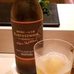 たかおか - お酒①ハーヴェストムーン、ペルジャンスタイルウイート(舞浜地ビール)