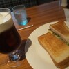 カフェ 三番館 - アイスコーヒーと、ミックスサンドイッチ