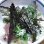 あおのの - 山かけマグロです