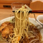 Kare To Ramen Shiraishi - 麺はこんな感じ。