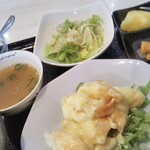 豊味園 - エビマヨ定食
