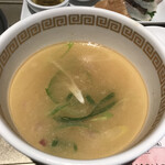 鯛白湯らーめん ○de▽ - 透き通るつけ汁