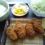 あげ藤 大野店 - いつも絶品　牡蠣フライ定食