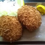 あげ藤 大野店 - 新メニューの　チーズメンチカツ