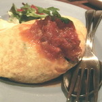 キノコのオムレツ