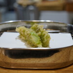 天ぷら 正心庵 - アスパラ