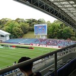 ベスト電器スタジアム - 札幌サポーターです。ゲーム開始時はもっと増えてました(^_^)