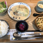 1の1食堂 - ロールキャベツ定食