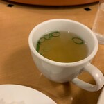 南海飯店 - かたい焼ソバのスープ