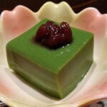 木曽路 - デザート(抹茶のムース)