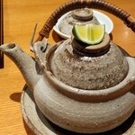 木曽路 - 鮑の土瓶蒸し(オープン前)