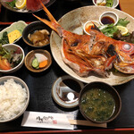 The　dining　YOSA八右衛門 - 金目鯛の炙り定食。中サイズでこのボリューム!@2,500円。