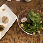 Kanto Mmeisai Fukkorou - ランチの焼売とサラダ