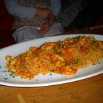 リストランテ・リアル - 海の幸のトマトのスパゲティーニ　サフラン風味