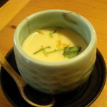 季節料理 みうら - 鯵たたき定食に付いてくる茶碗蒸し