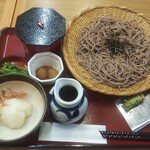 そじ坊 - おろしざるそば定食<生わさび１本付き> (税込)910円 (2021.4/上旬)