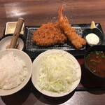 Tonkatsu Shinjuku Saboten Sendai Serubate Rasuten - Sabo RED 大海老御前1780えん税別