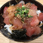 まぐろ屋 やまもと - 特製漬けタレ丼 ごはん大盛り