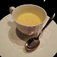 創作料理と天ぷら 秋月 - サツマイモの茶碗蒸し