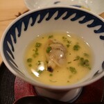 鮨 むらやま - 浅利と花山椒の茶碗蒸し