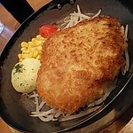 いただきハンバーグ  - いただきジャーマンステーキ（ニンニク醤油）