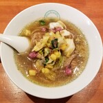 麺屋 六感堂 - 桜海老と台湾パインの名残桜冷製麺