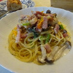 ジューダバレリーノ - ベーコンとしめじのクリームソース