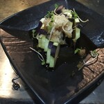 Okonomiyaki Teppan Yaki Kuraya - 水茄子の刺身