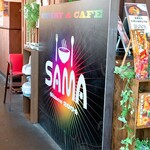SAMA - 【2021年03月】店内：店舗ロゴ。