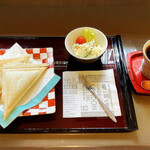 和カフェ 埜菴 - ホットサンドセット