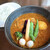 SAMA - 【2021年03月】チキンカリー＠1,150円（トマトスープ、3辛、ライス少なめ150g）、提供時。