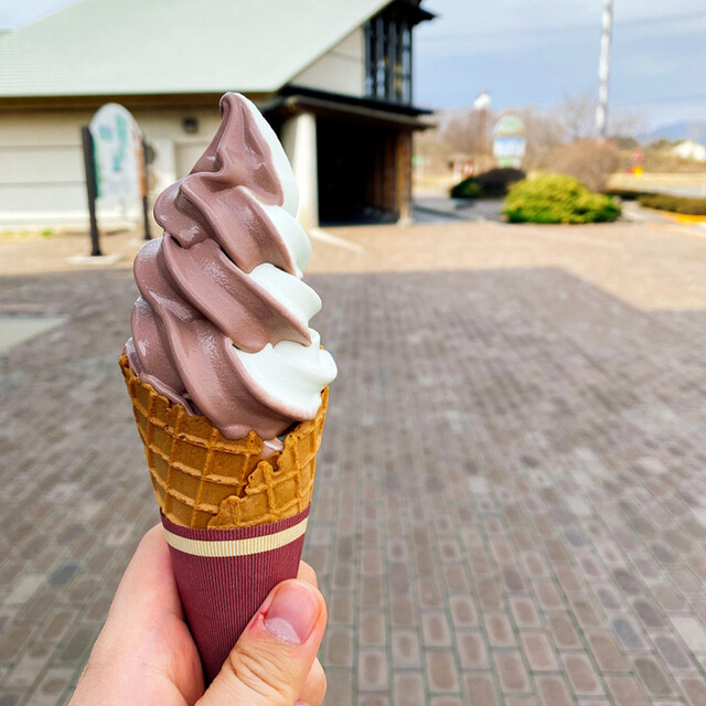 白神っ娘 そふとくりーむ - 鳥形（ソフトクリーム）の写真