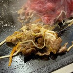 Teppanyaki Shabushabu Makino - 名物じゃんじゃん焼(高層サイズ)