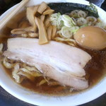 Futomenya - 小盛（200ｇ）味玉　500+100円　薄口太麺