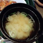 あん庵 - 豆腐とネギの味噌汁