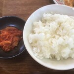 餃子の王将 - 何にでも合うご飯とキムチ(2021.1.28)