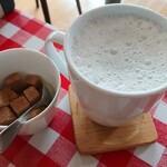 ミディリュヌ - セットのホットカフェオレ　+50円　2020/11