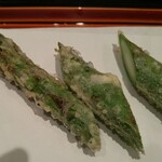 てんぷら 近藤 - アスパラ