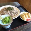 手打ちそば・うどん  田舎茶屋 - ざるそばセット（800円：多分税込だったような）