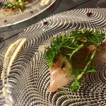 osteria Nori - 師崎・天然鰤のカルパッチョ