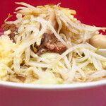 ラーメン二郎 - ラーメン小＋ニンニク多め＋ショウガ半分